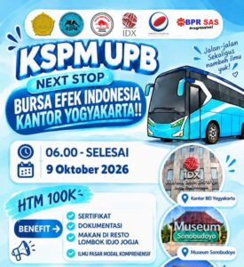 Perluas Wawasan Investasi, KSPM UPB Kunjungi Bursa Efek Indonesia Yogyakarta