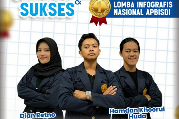 Mahasiswa UPB Raih Juara 1 Lomba Infografis Nasional APBISDI